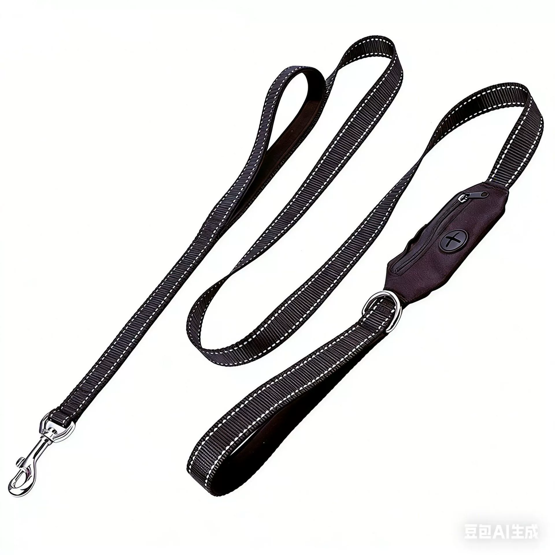 Собачий поводок (HABETLI) двуслойный Reflective нейлон, ширина 2.5 см, длина 150 см или 180 см