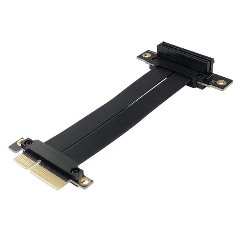 PCI-EX43.0显卡声卡网卡延长线机箱转换线4xpcie排线4X3.电竞专用