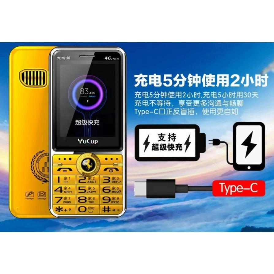 Прочный мобильный телефон для престарелых с зарядкой, оптовая продажа, 4G, поддержка функций для всех стандартов сетевой связи