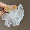 Fresh cute universal fashionable advanced earrings, flowered, light luxury style, high-quality style, wholesale