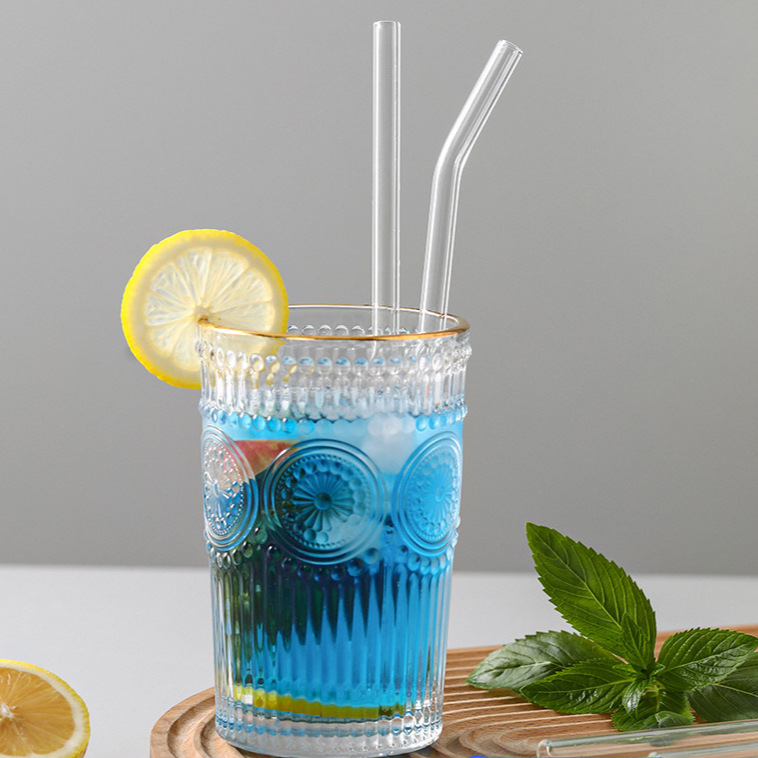 Pipeta de vidrio transparente ins codo de viento jugo de leche pipeta de mezcla simple resistente a altas temperaturas de alta silicona pipeta de vidrio