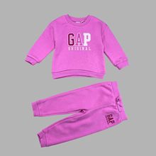 GAP原单女宝宝拉绒长袖两件套童装2025新款Original baby 2pc set