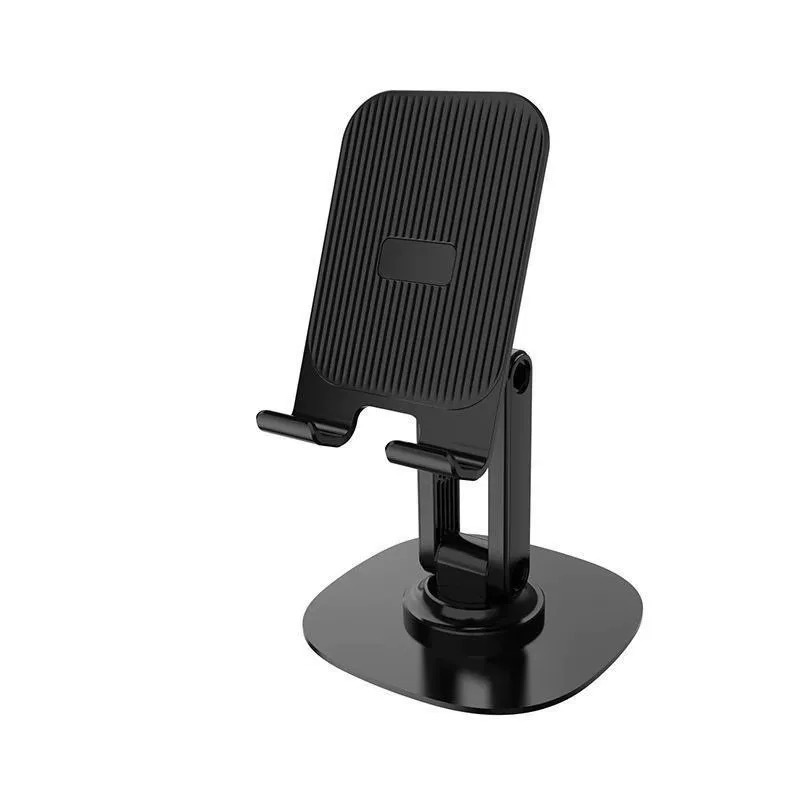 Todo el metal nuevo soporte de teléfono móvil escritorio giratorio tablero plano plegable portátil plegable soporte multifuncional
