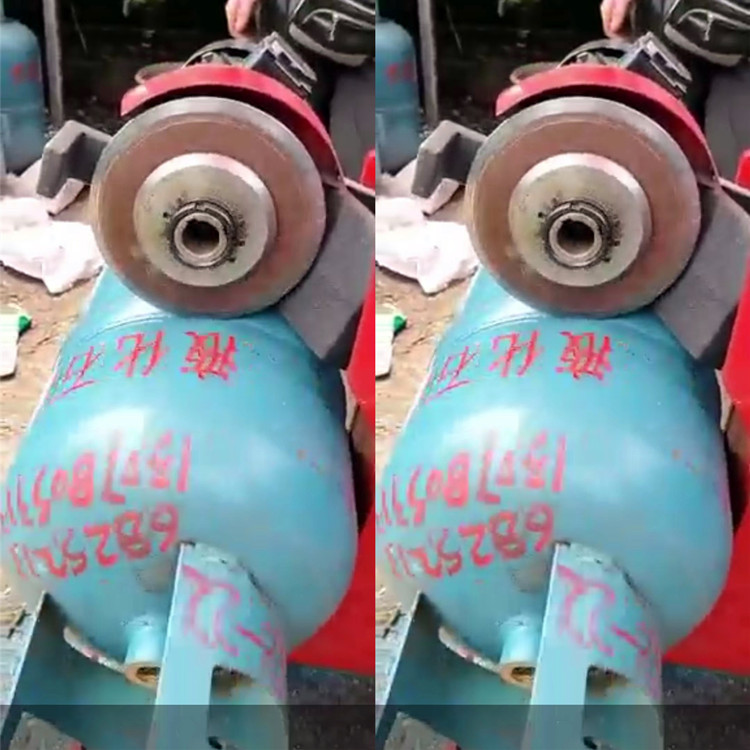 SY-325废旧燃气管切管机 电动液压切管机 转动式煤气罐冷切机