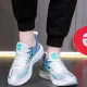 Foreign trade wholesale sneaker men's spring and summer new flying woven running shoes outdoor daily thick-soled comfortable travel shoes