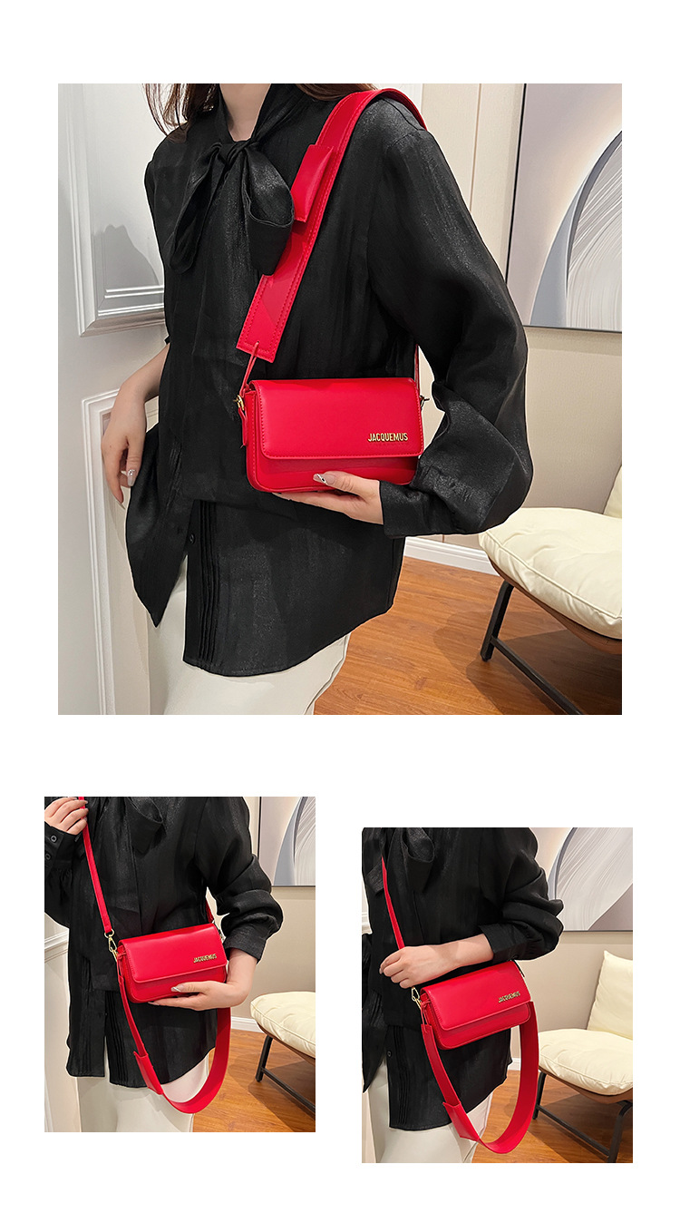 Bolso de axila francés jacquemus 2025 nuevo bolso de hombro de mujer de moda salvaje para mujer bolso de mensajero de estilo occidental