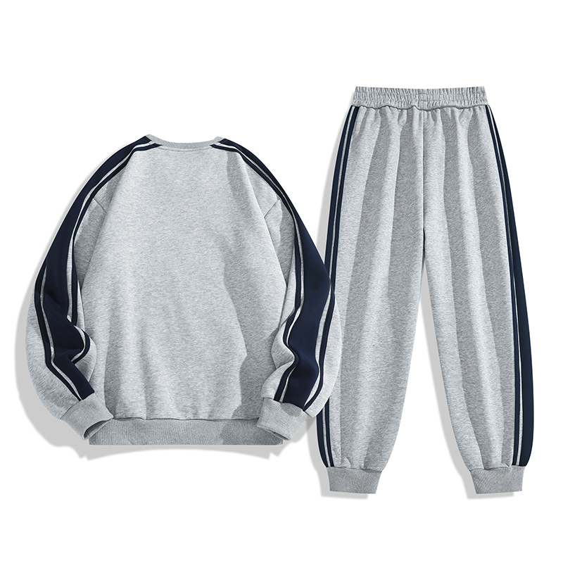 Men's Clothing Cross border casual sports suits for men in spring and autumn, trendy brands, loose sweatshirts, couples' suits, pants_voghion.com