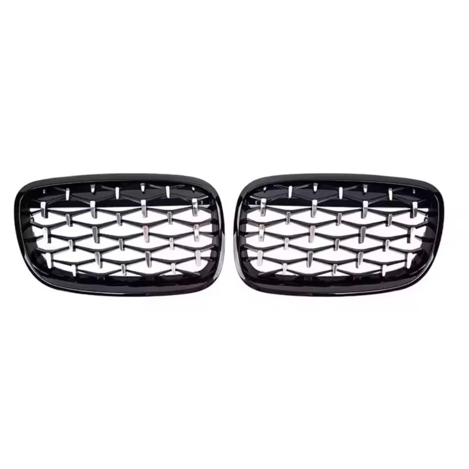 Suitable for 07-14 Bmw X5/X6 E70E71 Modified Full Star Pattern Half-Silver Front Grille