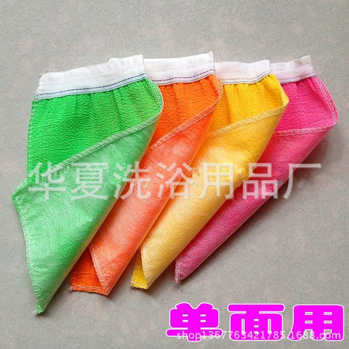 Fuertes toallas de baño de doble cara de una sola capa guantes de baño de alta calidad guantes de baño de arena fina para el hogar guantes de viaje toallas de baño