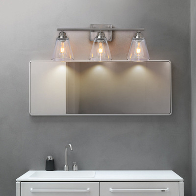 Mirror headlights in the United States Amazon Wall lamp Shower Room TOILET mural Mirror cabinet Mirror picture Wash basin Glass lamps and lanterns
