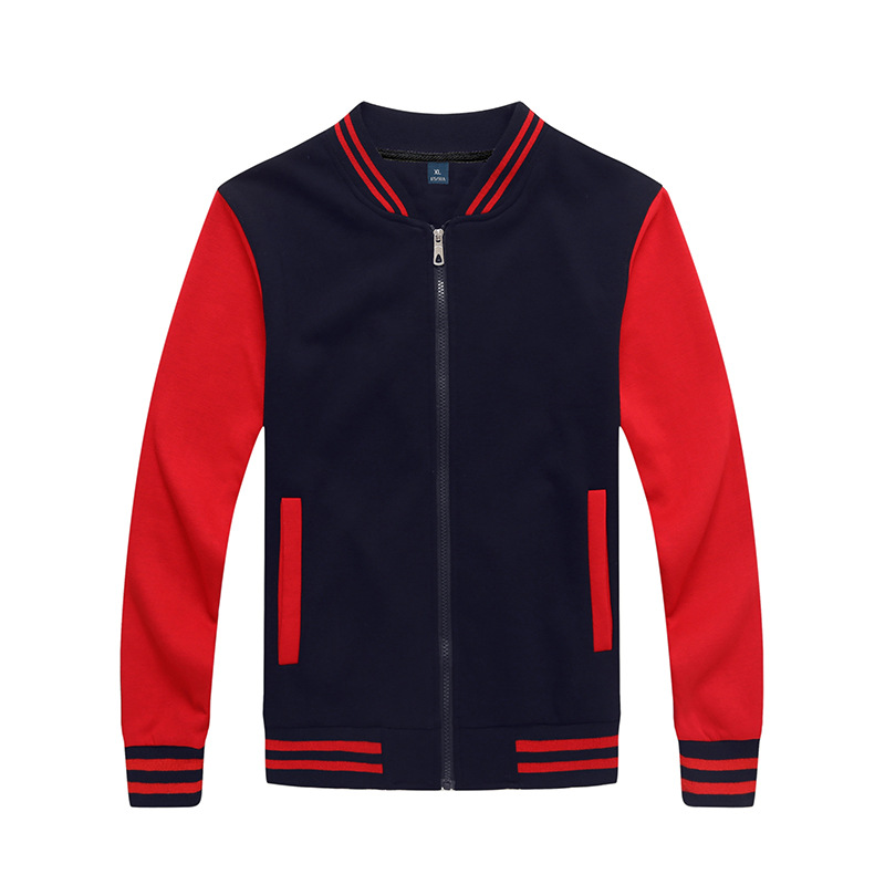 Camarero de catering camiseta maestra de jardín de infantes chaqueta de trabajo chaqueta de grupo con camiseta de béisbol impresa personalizada logotipo