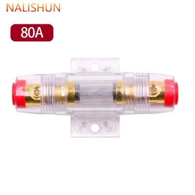 Car Audio Power Cord: Repair kit - 80a-fuse