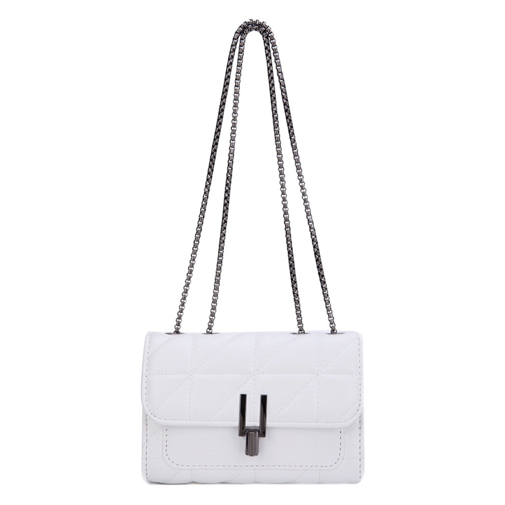 Women's All-match Chain Bag 2024 New High-end Fashion Shoulder Bag Light Luxury Diamond Embroidered Crossbody Bag Women