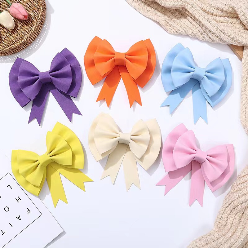 Hug Bucket Bow Decoration Holiday Birthday Gift Box Flower Box Sponge Paper Bow Accessories Finished in stock Wholesale