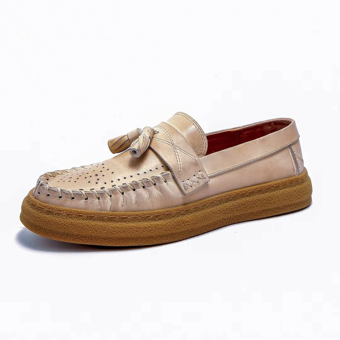 Shoes, loafers, elite footwear for leather shoes, genuine leather, cowhide, soft sole