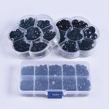 眼睛鼻子组合套件平底DIY黑眼毛绒玩具配件娃娃组合配件