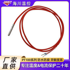 PT100铂热电阻防水防腐温度传感器PT1000不锈钢探头型高温热电偶
