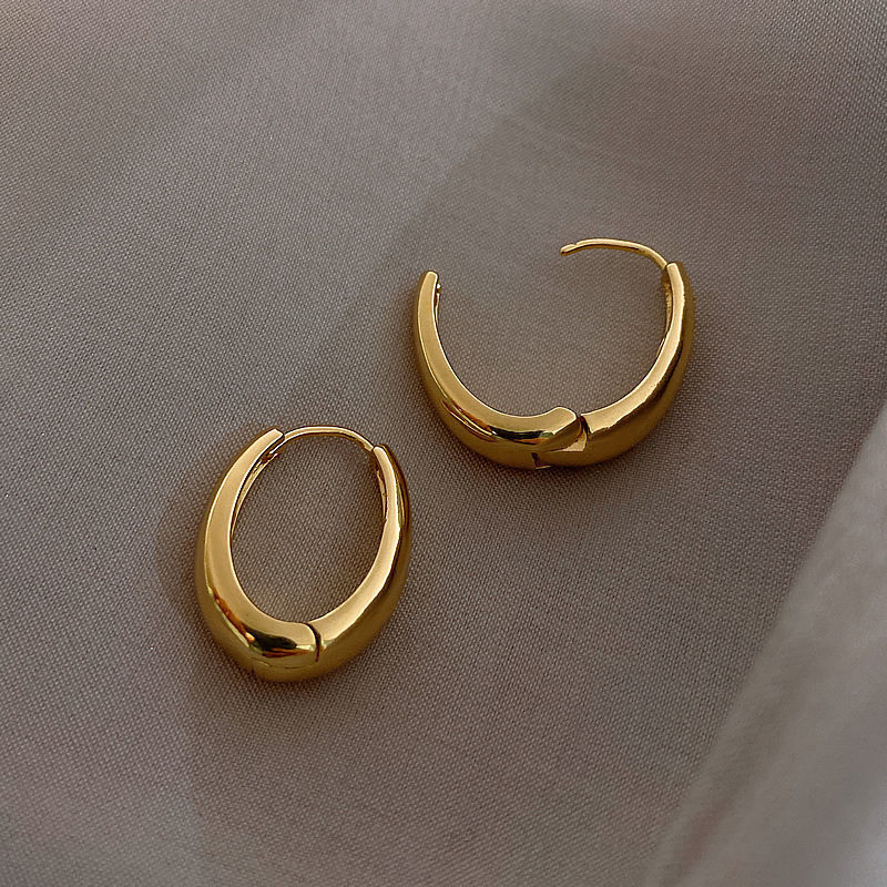 Vente En Gros Bijoux Boucles D&#39;oreilles Cercle Brillant Nihaojewelry display picture 10