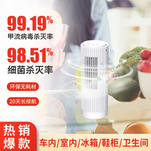 多功能空气净化器臭氧负离子杀菌除烟雾异味汽车用品车载车内氧吧