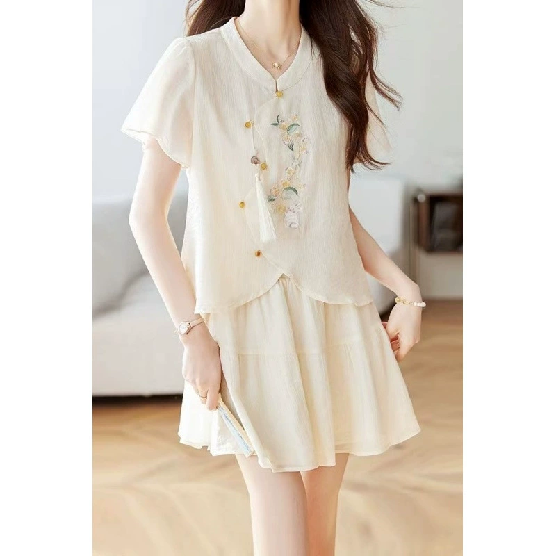 Главная Му 2025 Летняя новая мода новый китайский стиль тонкий и дикий темперамент