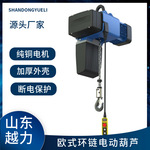 欧式环链电动葫芦挂钩式运行式链条纯铜电机运行方便欧式电动葫芦