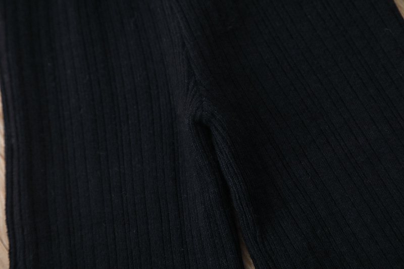 Xiaoxiangfeng Mädchenpullover, zweiteiliges Strickset für Kinder, neues Damen-Strickjackenset mit Schatzschleife_voghion.com