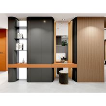 全屋定制衣柜工厂 到顶大衣柜衣帽间设计 现代简约板式卧室家具