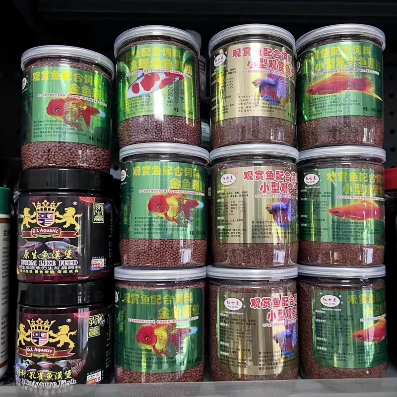 Корм для рыбы Hongshi Meijin Koi Parrot Flower Arhat Маленькая рыба Тропические рыбы Корм ​​для растущих рыб 118 г Серия