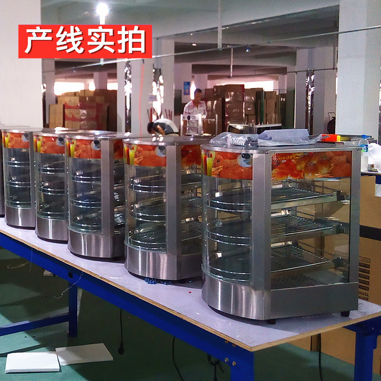 1P gabinete de aislamiento comercial temperatura constante pequeña hamburguesa eléctrica Pantalla de aislamiento de alimentos cocinados Caja de aislamiento de huevo Caja de aislamiento de alimentos