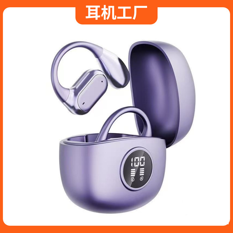 Q17PRO 越境ホットセールメタリックペイントプロセス OWS 骨伝導 Bluetooth ヘッドセット快適な装着感デジタルディスプレイ高品質|undefined