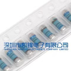 贴片晶圆电阻0411 1.5R 2.2R 6.8R 68R 82R 2W 1% 圆柱电阻 色环
