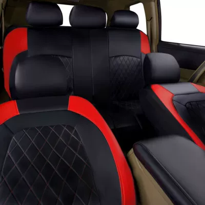 Eight-Seater Seat Cover Single-Line Diamond Quilted — Universal seat cover