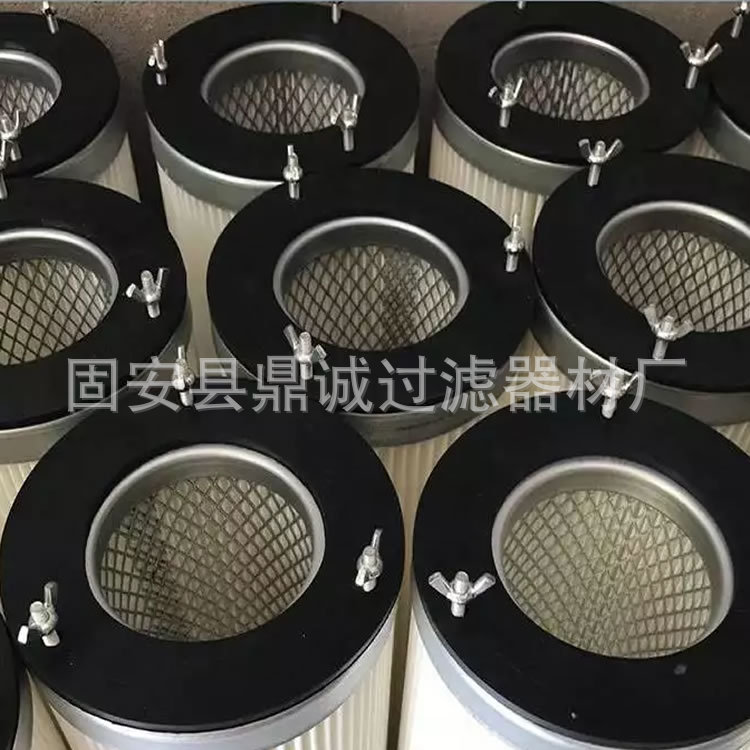 防静电螺杆吊装除尘滤芯聚酯纤维覆膜滤筒空气滤清器光滑易清灰