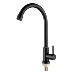 Washbasin sink vertical sink faucet stainless steel single cold kitchen faucet brushed stainless steel engineering