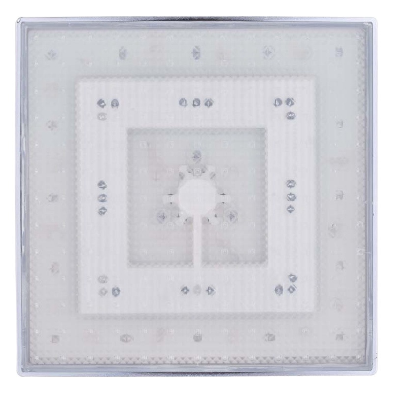 8 pulgadas de color cambiante aerosol superior ABS cuadrado LED superior spray colorido/temperatura sensible a la ducha de tres colores spray superior 8030-C1