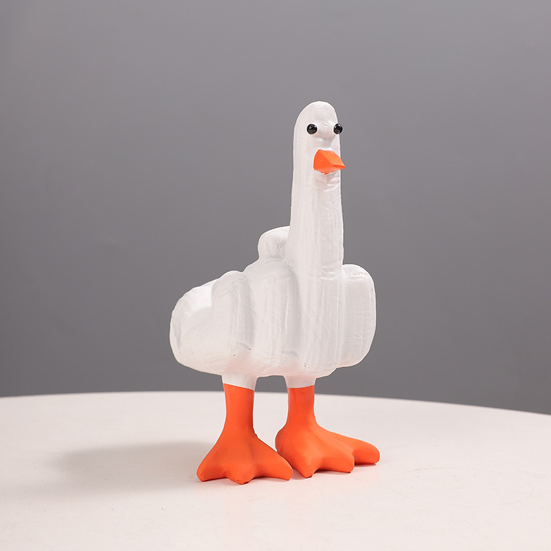  Banana Duck Duck Duck Resin Ornaments Creative Stylish Spoof Desktop Decorations Small Ornaments Crafts
