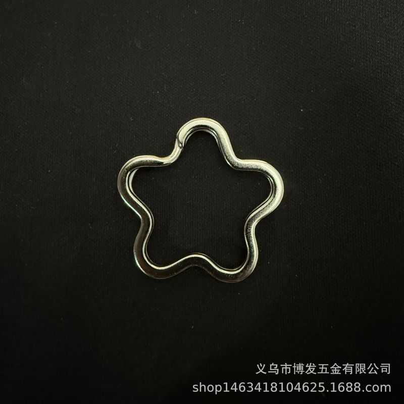 工場直販キーホルダーリング特殊形状リングミッキー五芒星愛漫画の形のアクセサリーキーリング diy|undefined
