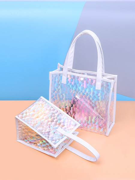 Handheld beach purse PVC