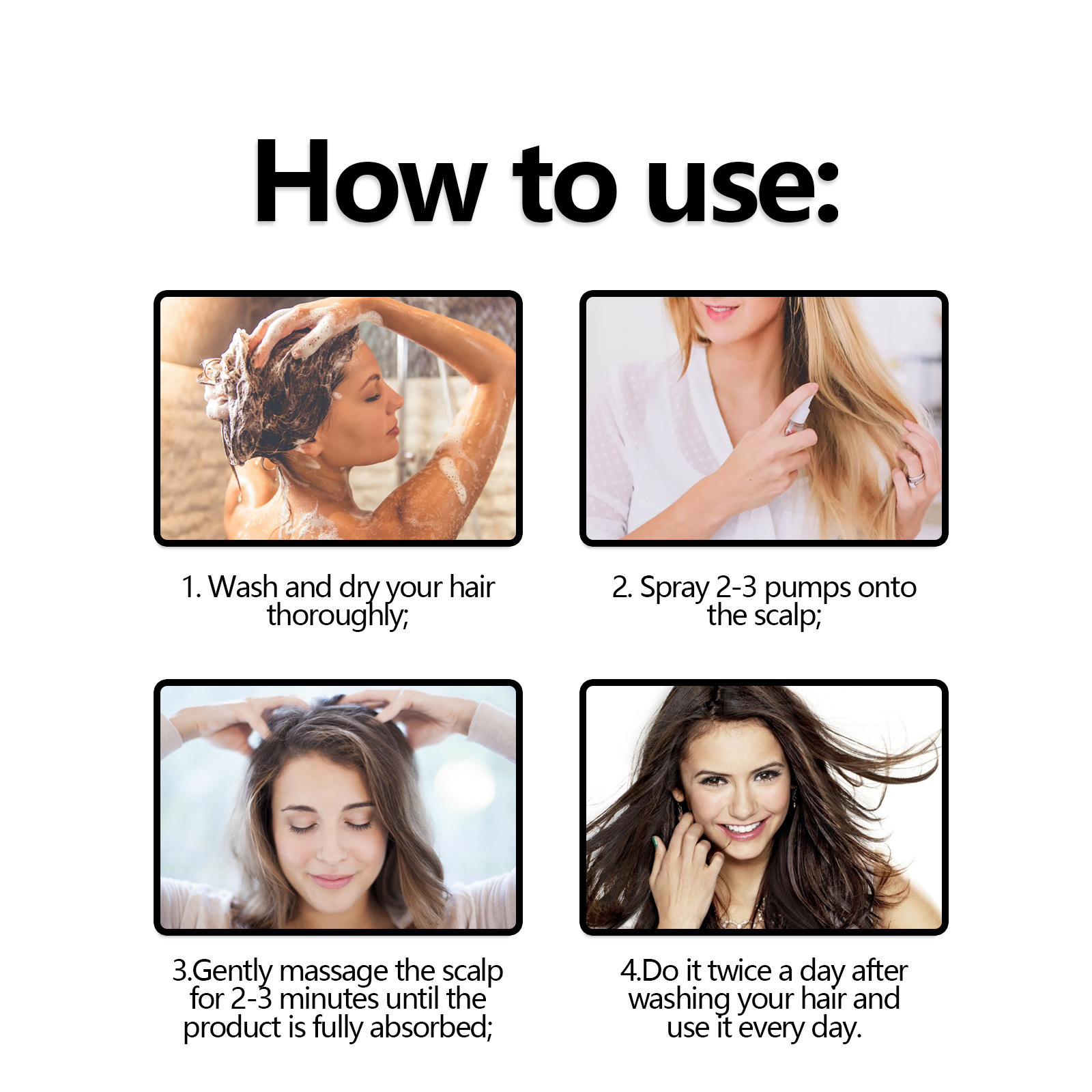 Herbal essence EELHOE hajhullás elleni feszesítő, erős és puha hajápoló folyadék_voghion.com