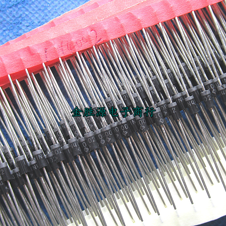 直插 整流二极管 1N4002 IN4002 1A 200V 4002 整流管 (100只)