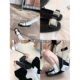 Sheepskin version ~ Su Yinyin with Phila girl square head shallow mouth flat pig nose Mary Jane shoes women's ballet shoes