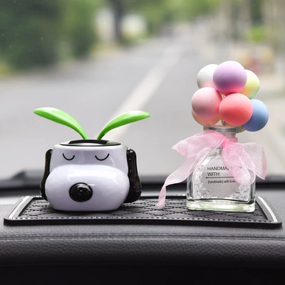 car ornament solar flower, Perfplant seat
