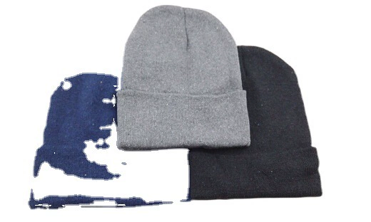 Fashionable men's demi-season knitted high quality woolen knitted hat, wholesale, Korean style