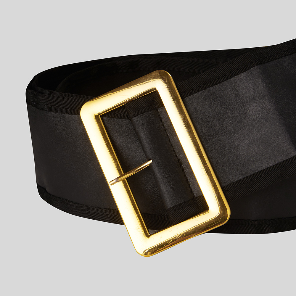 Gran cinturón extra ancho de Santa Claus Accesorios dorados de Navidad cinturón extra ancho ensanchado de Navidad abuelo