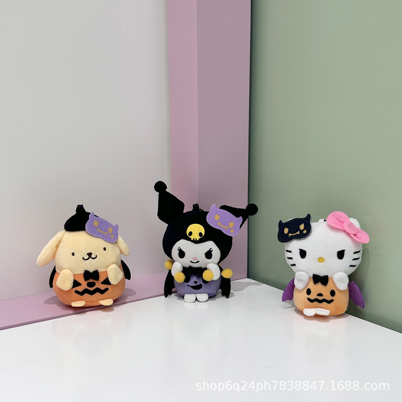 新作アニメ創意ハロウィンシリーズサンリオクロミメロティ玉桂犬ぬいぐるみペンダント|undefined