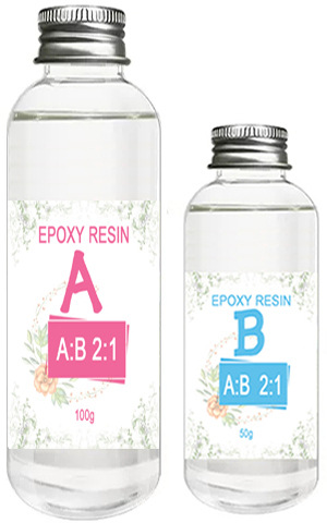 Uv pegamento resina epoxi traje combinación cristal epoxi molde material hecho a mano paquete manual ruso