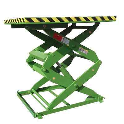 Workshops, Scissor-Type Cargo Lifting Equipment, Avtomobil fırlanan platformaları