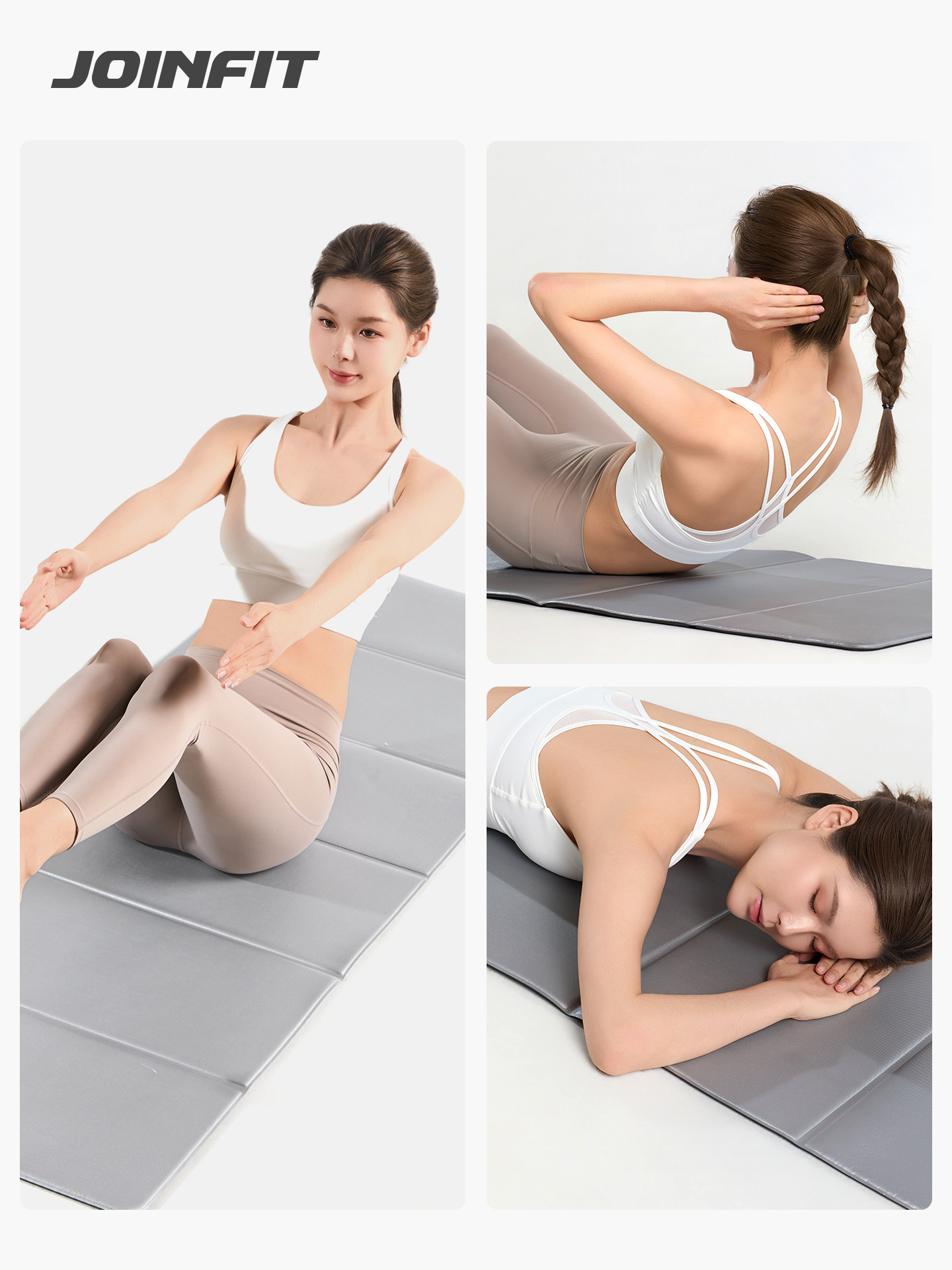 Tapete de Yoga Plegable Antideslizante y Portátil para Ejercicio image 5