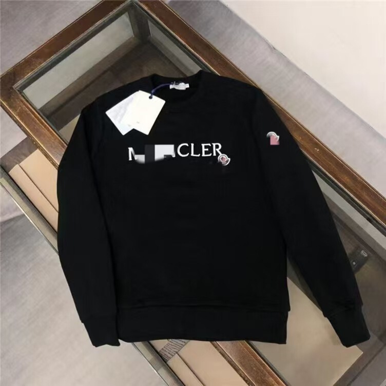 2026m's New Autumn and Winter Versatile Simple Long-Sleeve Embroidered Round-Neck Casual Unisex Fashion Hot-Selling Sweatshirt