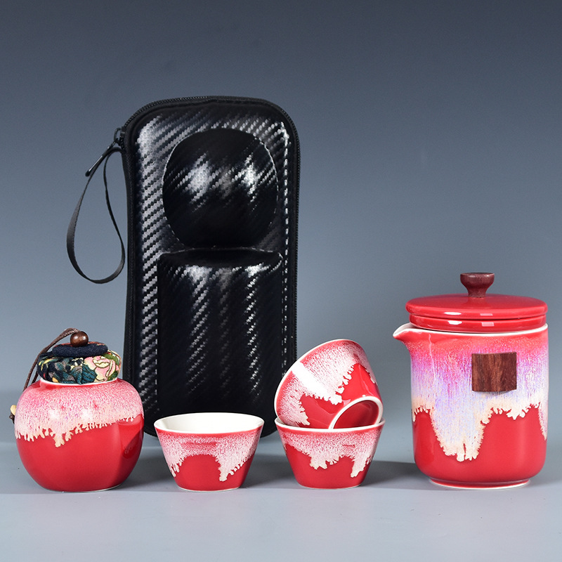 스타일 3: 크림슨 가마 교체 + 티포트 + 가방